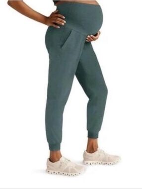Beyond Yoga Beyond The Bump Maternity Mid Length Athleisure Lounge Jogger Sz L